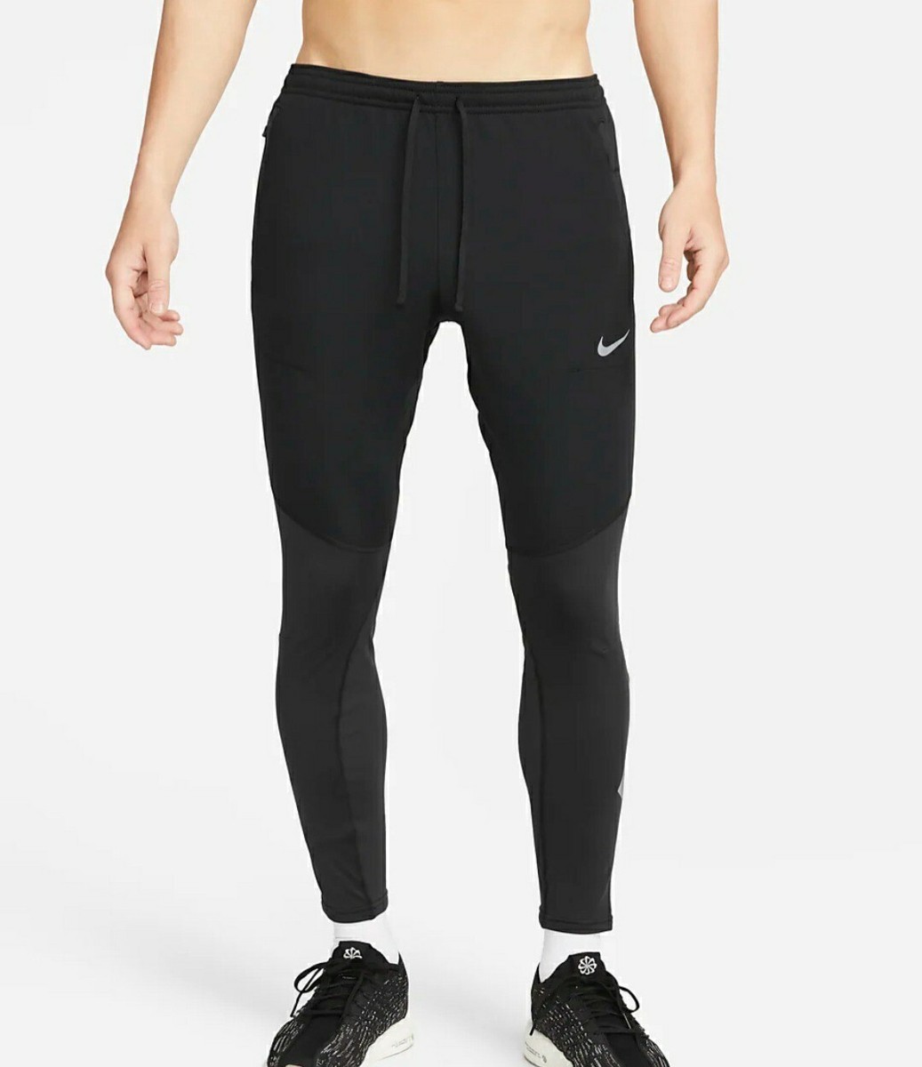 Nike Run Division Elite Therma-Fit Running Pants Black Men's Size