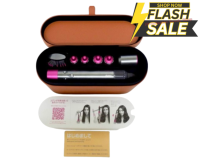 Dyson HS01 Airwrap Hair dryer Multi Styler Complete Pink Silver