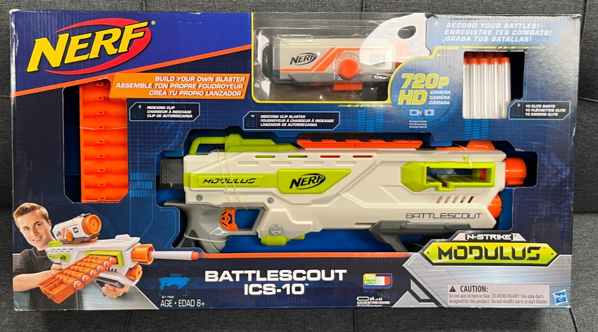 Nerf Battlescout ICS-10 N-Strike Modulus Blaster w/ 720p HD Camera