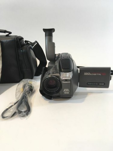 VINTAGE Panasonic Camcorder AF X6 CCD OmniMovie VHS HQ With Case