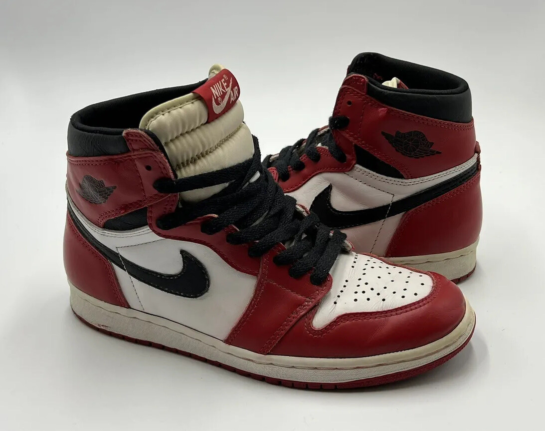 Air Jordan 1994 retro VINTAGE VTG ORIGINAL Chicago 1 high size 7.5