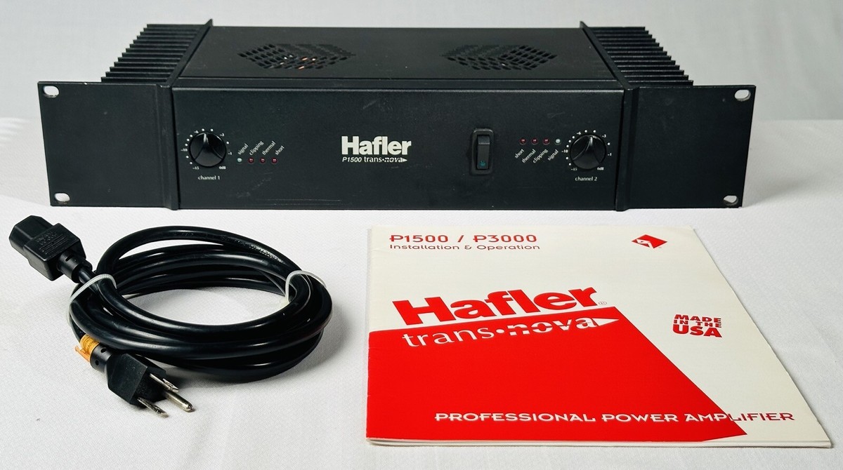 Hafler P1500 Trans•Nova Professional Power Amplifier | eBay