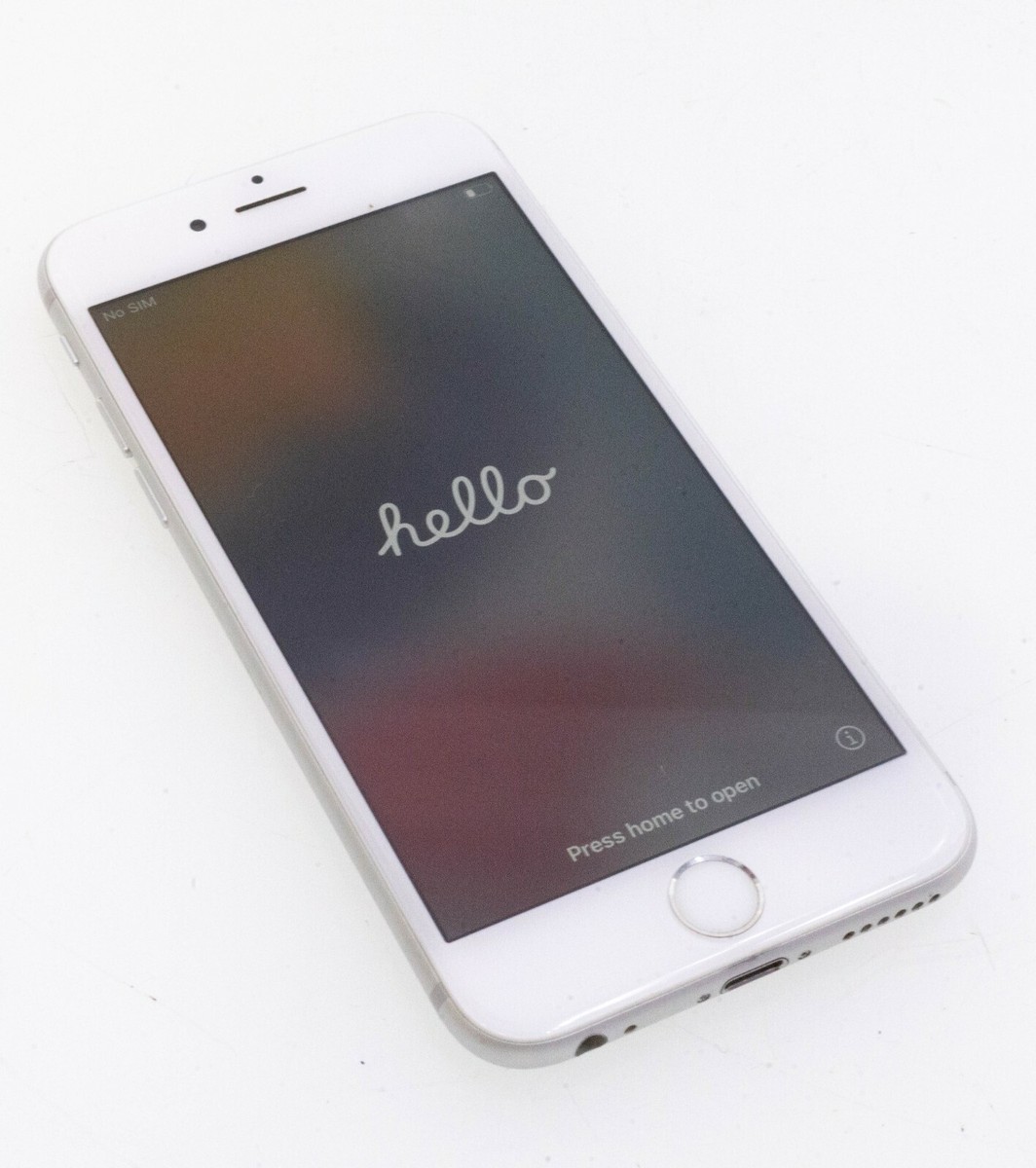 Apple iPhone 6s - 16GB - Silver White A1688 (CDMA + GSM) Verizon