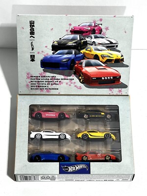 Hot Wheels 2024 JDM Streets of Japan Multi-Pack Box [Set of 6 cars