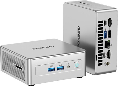 GEEKOM AE8 Mini PC, AMD Ryzen 9 8945HS, 32GB DDR5 RAM, 1TB SSD