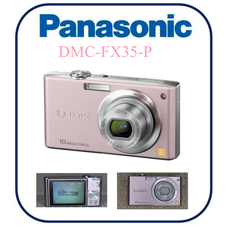Panasonic DMC-FX35 ピンク 10メガピクセル Panasonic DMC-FX35-P