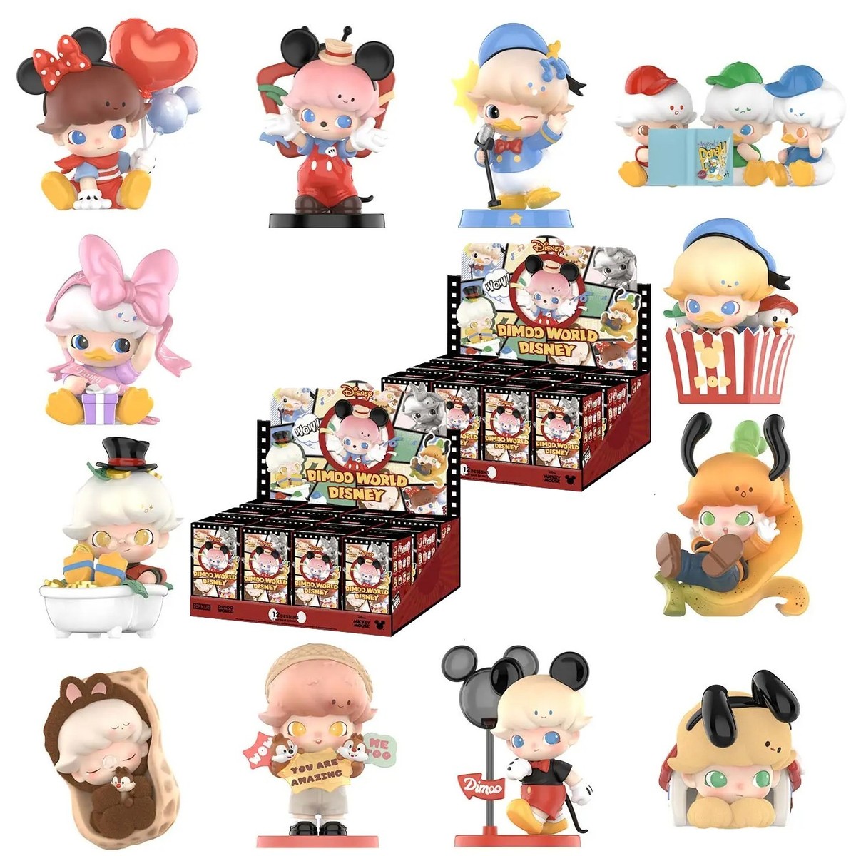 POP MART Dimoo World x Disney Series Confirmed Figure Sealed Bag