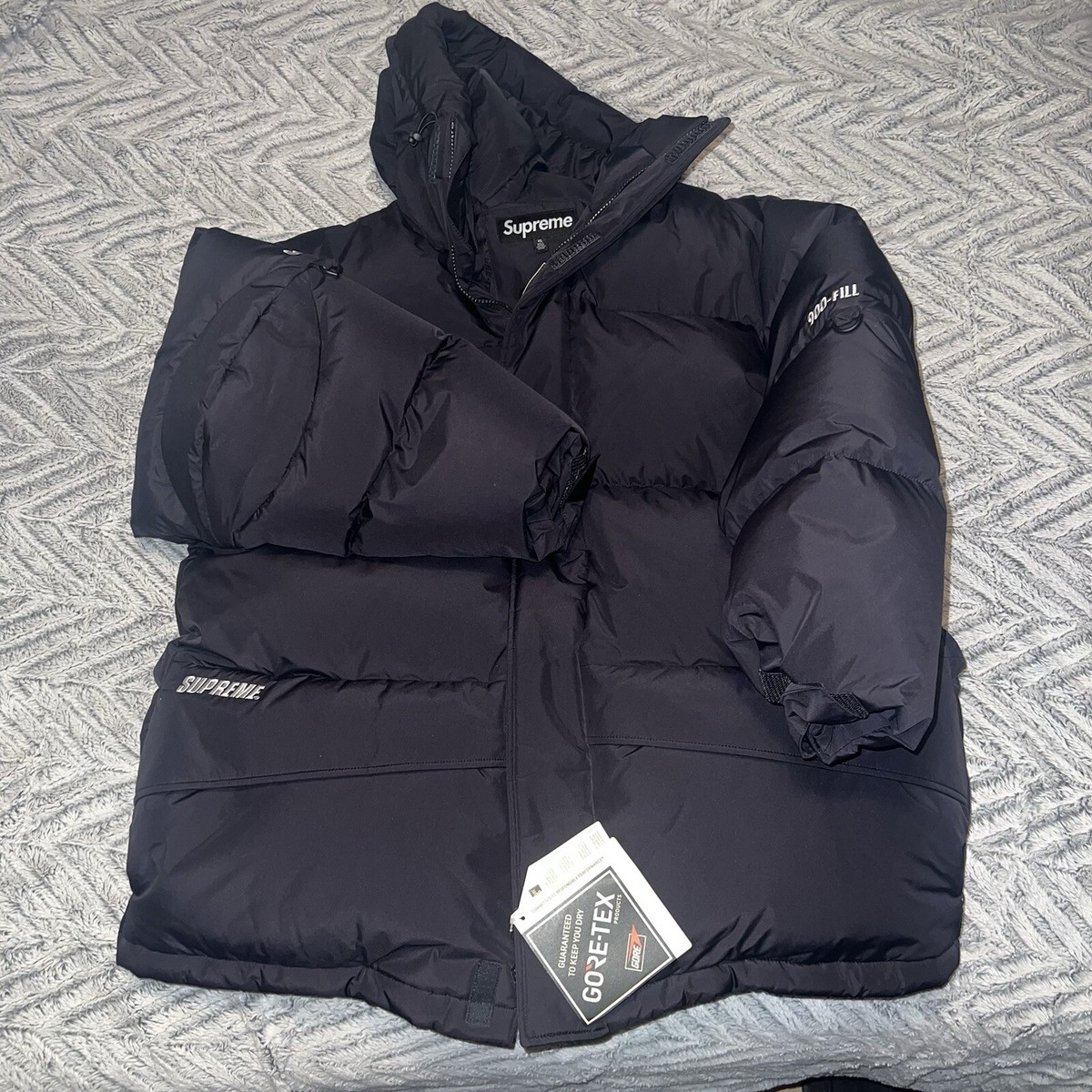 NEW SUPREME x GORE-TEX 900-Fill Down Parka Coat Black FW/24 | eBay