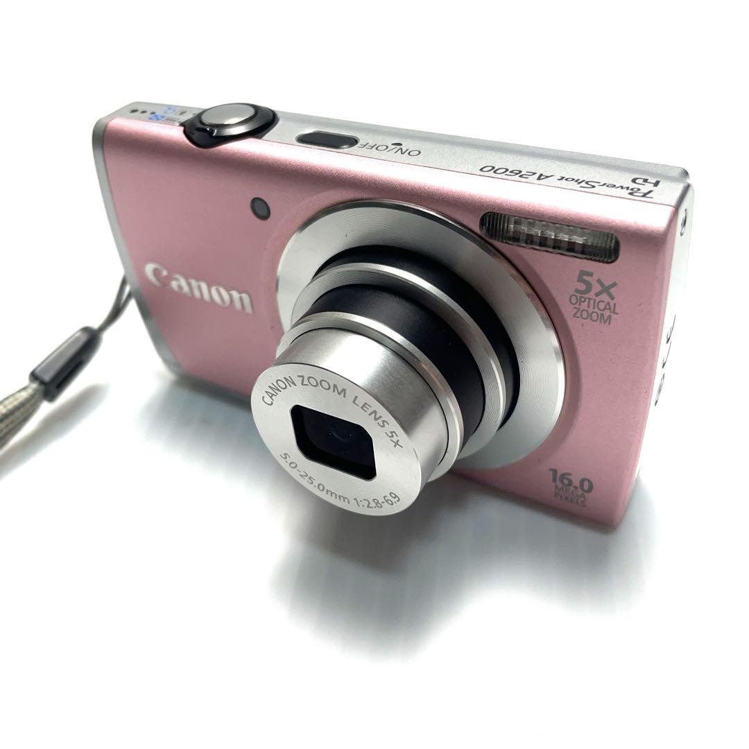 canon powershot s2600 pink 充電器付 動作確認済 canon powershot