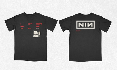 Nine Inch Nails Peel It Back Tour 2025 Two Sides T-Shirt | eBay