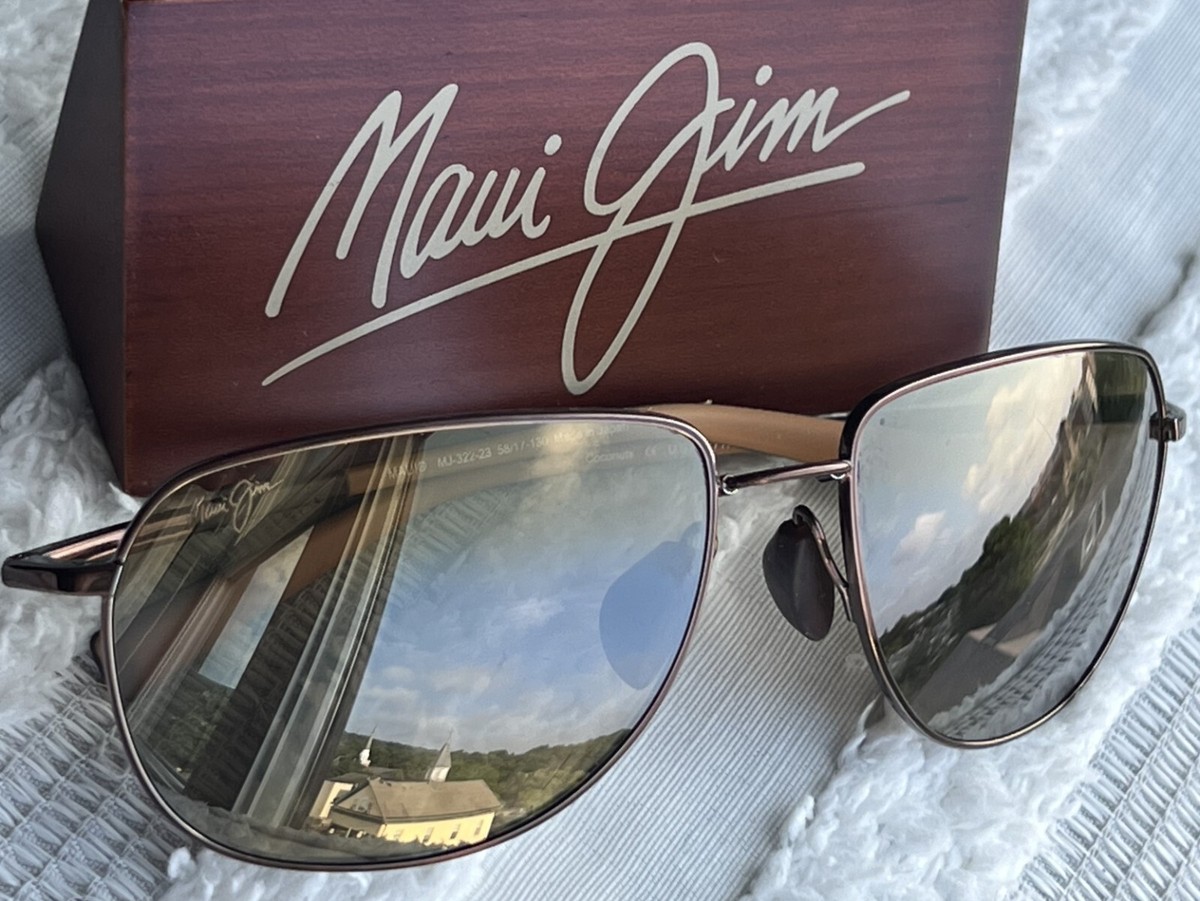 Maui Jim Coconuts MJ 322 23 Metallic Copper Frame + HCL Bronze