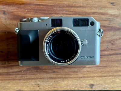 Contax G1 35mm Rangefinder Film Camera Body w/ Carl Zeiss 45mm F2