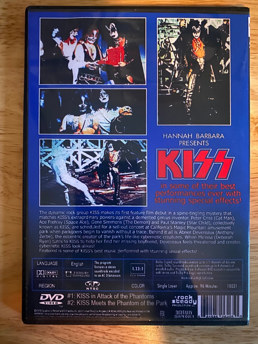 KISS - Meets the Phantom of the Park 1978 DVD | eBay