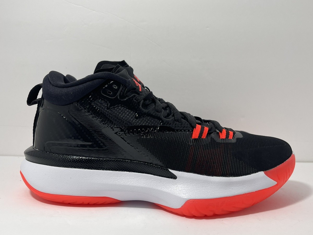 Nike Jordan Zion 1 Black White Crimson Red Basketball Shoes Mens