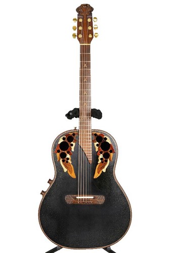 Electric Acoustic Guitar Vintage Ovation Celebrity CS148 Cherry