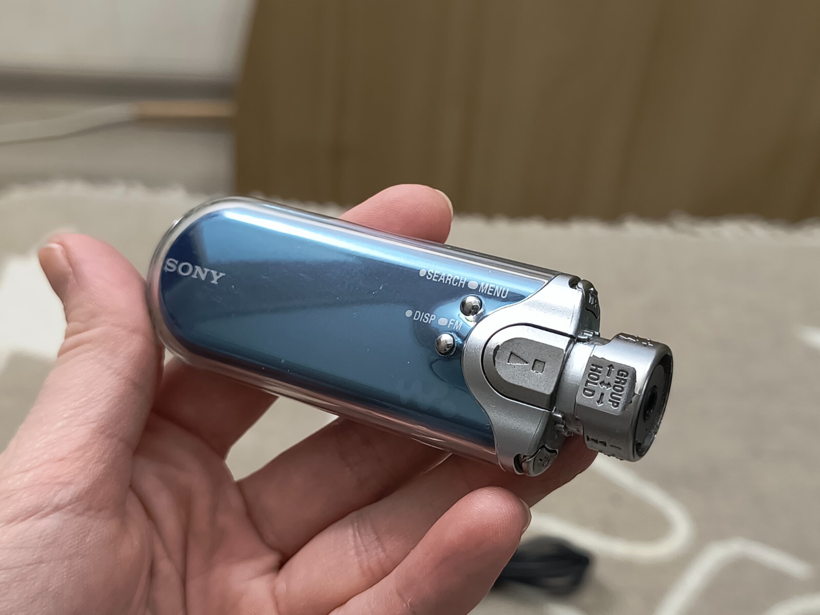 SONY ウォークマン NW-E405 オーシャンブルー 現状品 美品】SONY