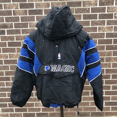 Vintage 1990's Orlando Magic Starter Quarter Zip Black Pullover