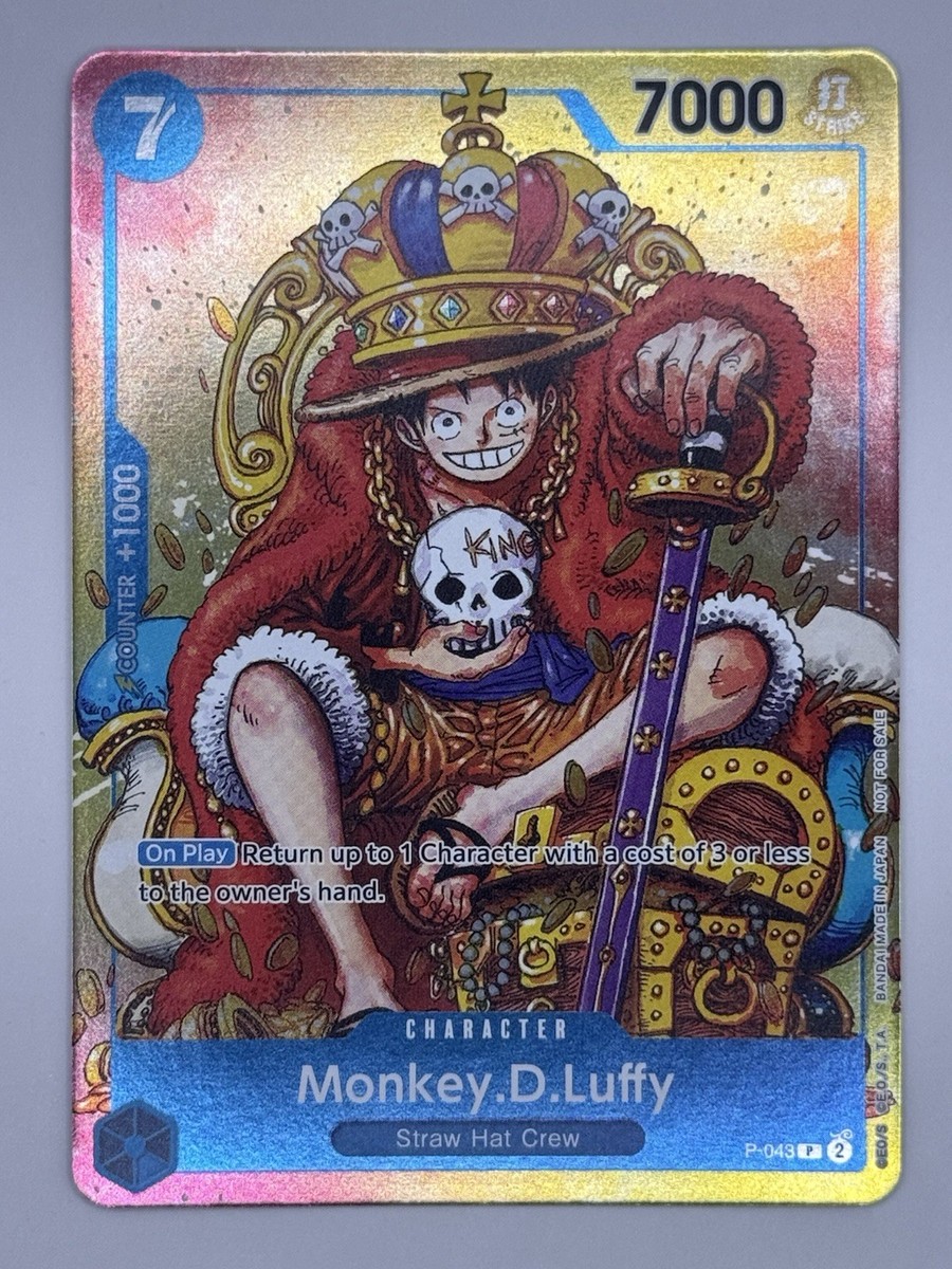 Monkey.D.Luffy P-043 Foil Convention Promo Near Mint NM | eBay