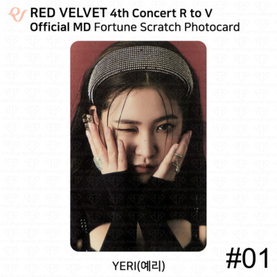 Red Velvet 4th Concert R to V Official MD Fortune Scratch Set