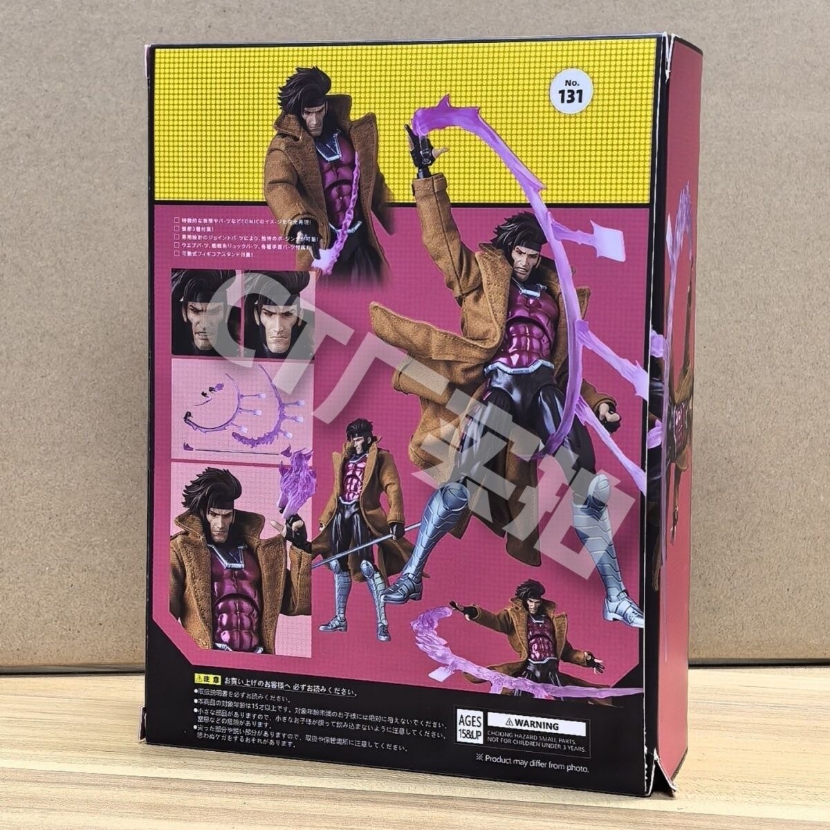 In Stock CT Toys MAFEX No.131 X-Men Gambit Comic Ver. Action