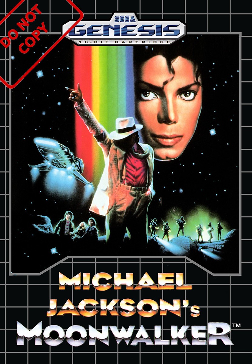 Michael Jackson Moonwalker Sega Vintage Style Reprint POSTER FREE