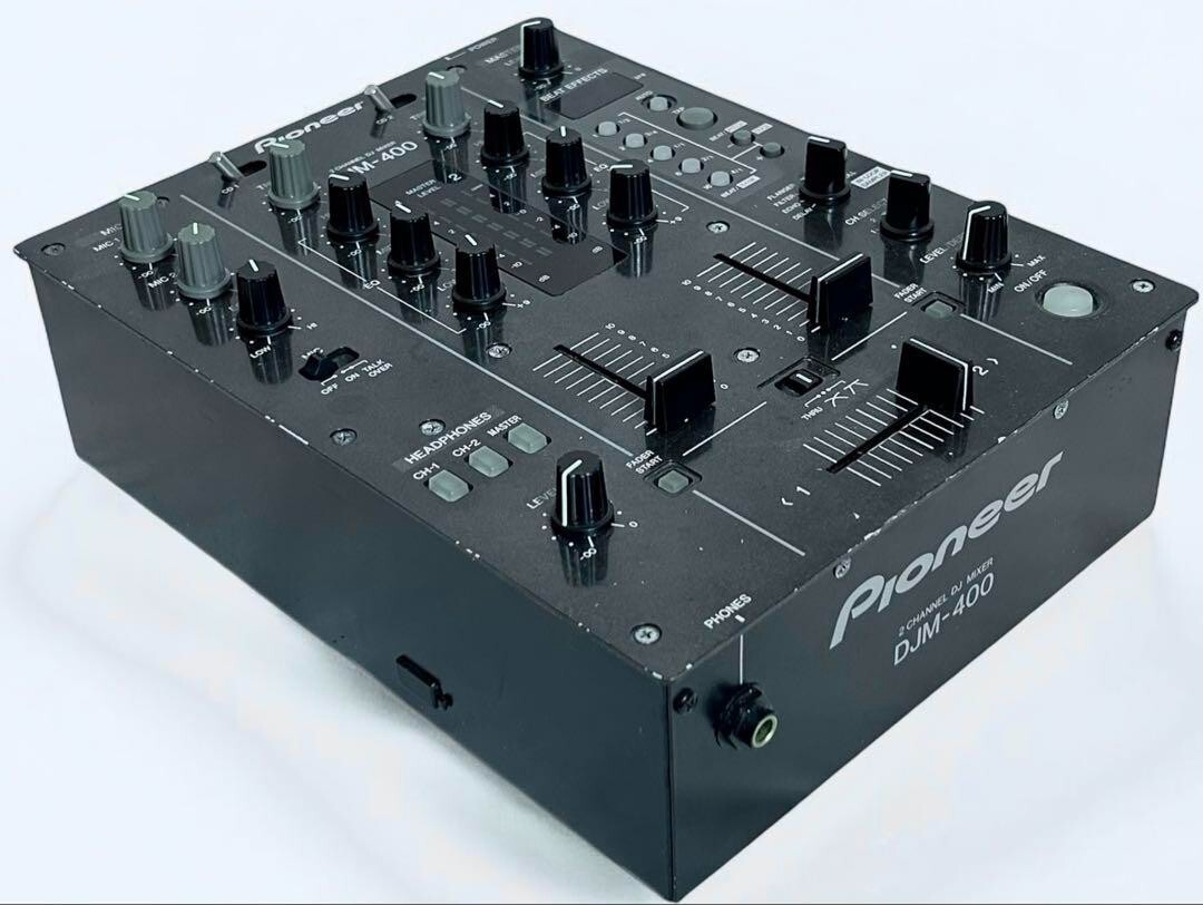 pioneer dj パイオニア DJM-400 縦フェーダメンテ 横新品 pioneer dj