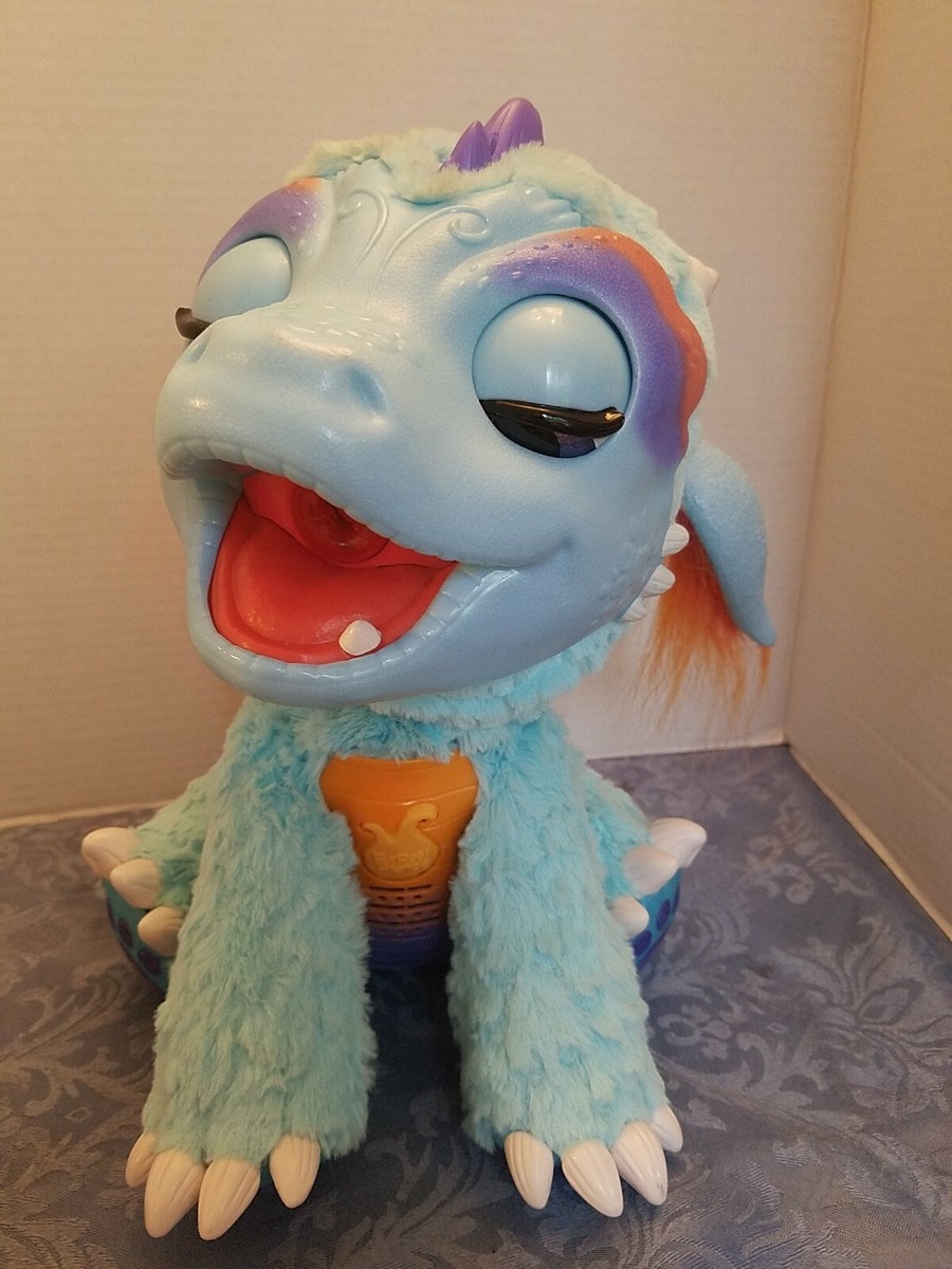 INTERACTIVE ANIMATED FURREAL FUR REAL TORCH MY BLAZIN' DRAGON TOY