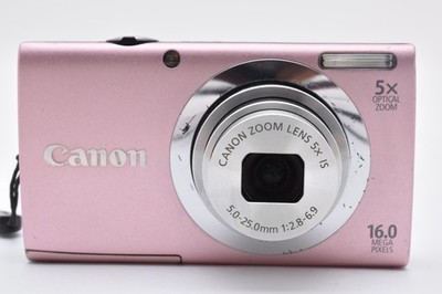 Canon PowerShot A2400 IS Compact Digital Camera pink English