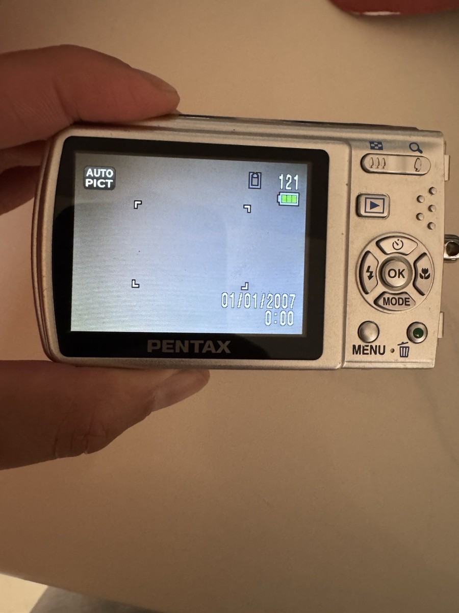PENTAX Pentax Optio M40 8.0MP Digital Camera - Silver for sale