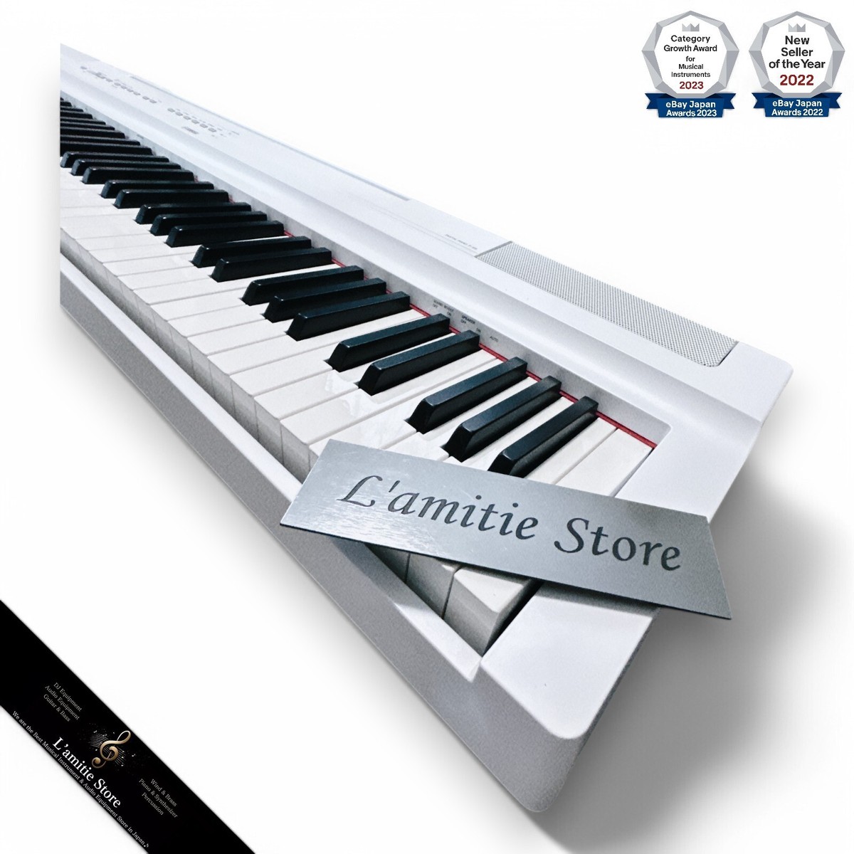 YAMAHA P-125 88 Keys Electronic Digital Home Piano White Japan