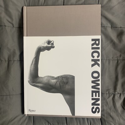 RICK OWENS FIRST EDITION LARGE FORMAT RIZZOLI BOOK FASHION RARE