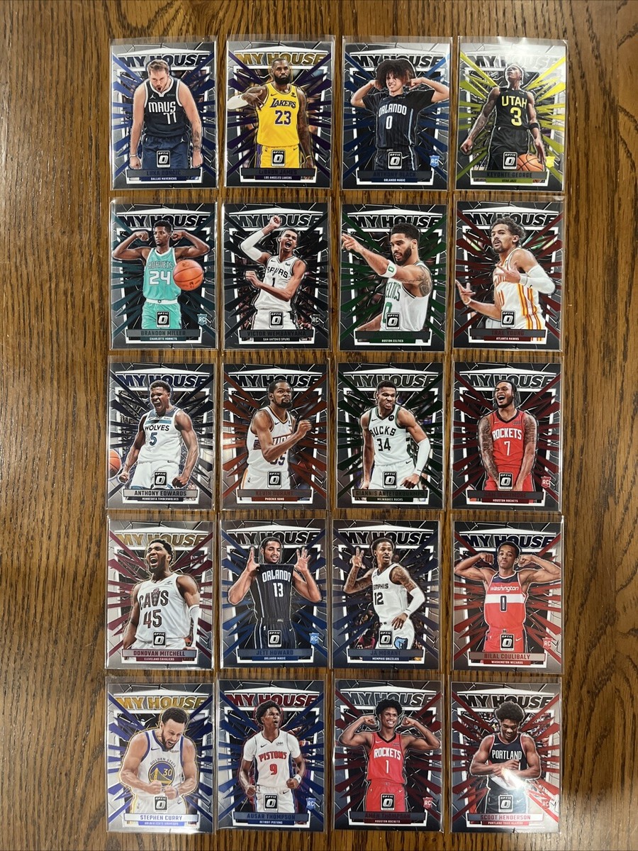 2023-24 Panini Donruss Optic MY HOUSE Complete 20-Card Set, WEMBY
