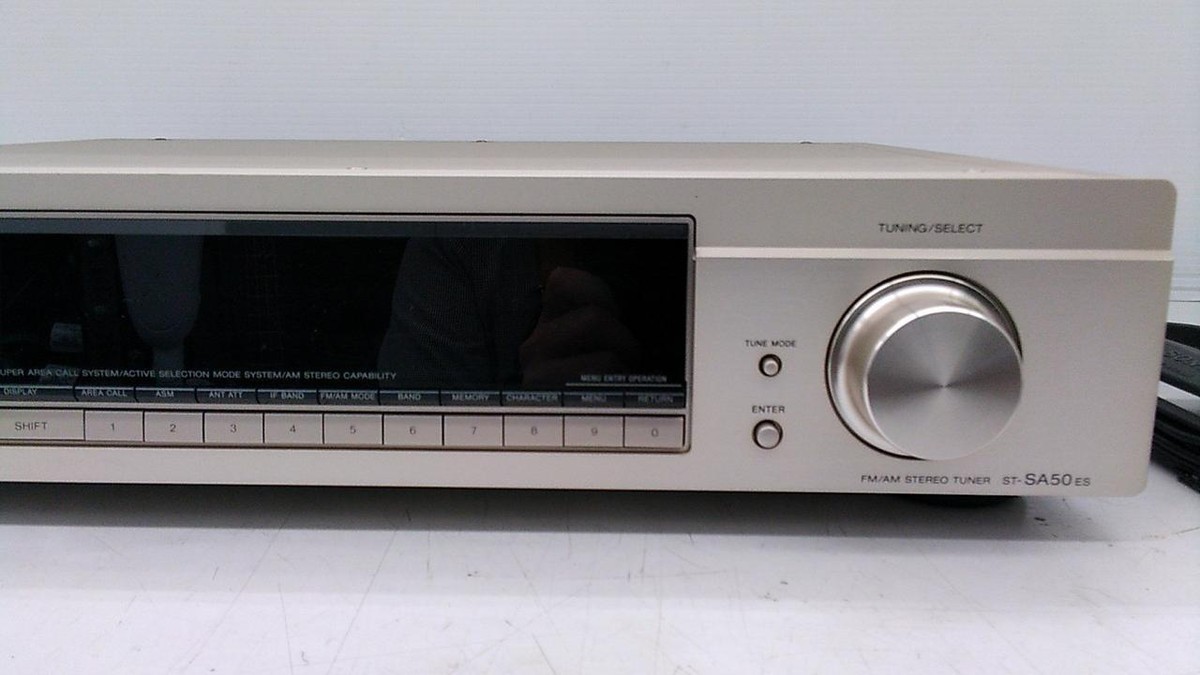 Sony ST-SA50ES High End Sony AM/FM Tuner Silver Very Good | eBay
