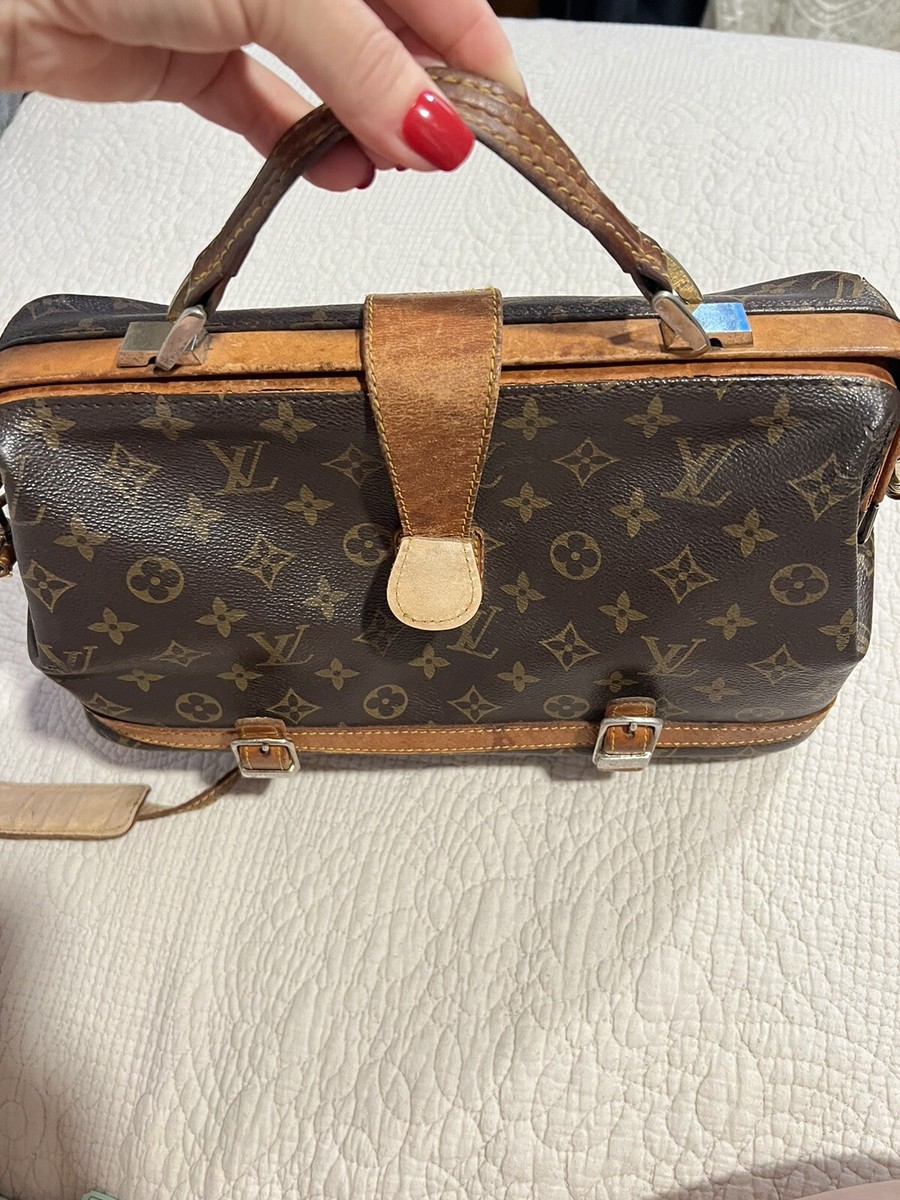 LOUIS VUITTON Antique Monogram Doctor Bag RARE | eBay