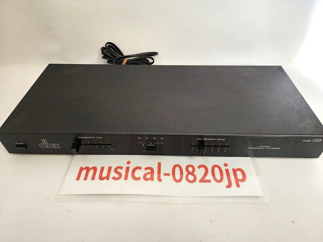 dbx 120 Dynamic Subharmonic Synthesizer | eBay