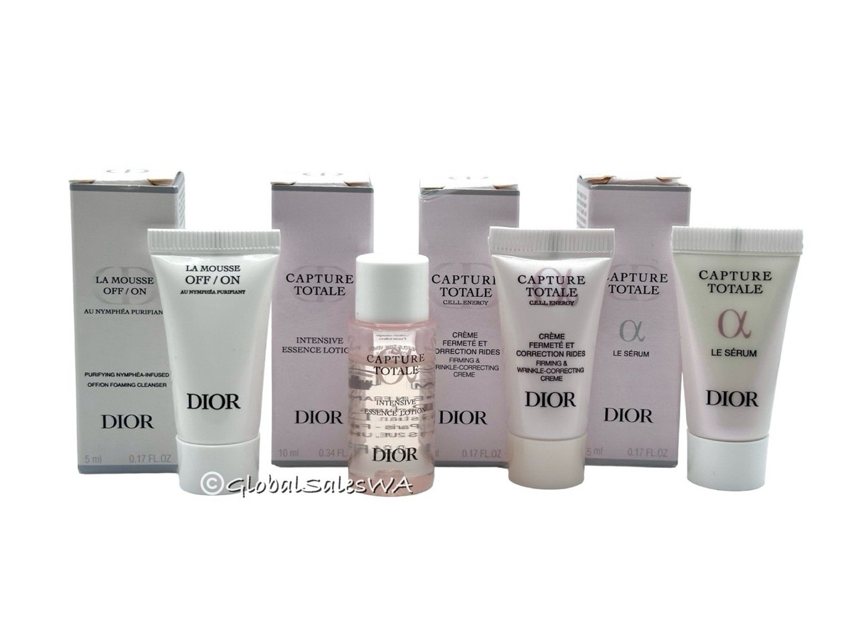 DIOR Capture Totale Le Serum Firming Face Cream Essence Cleanser 4