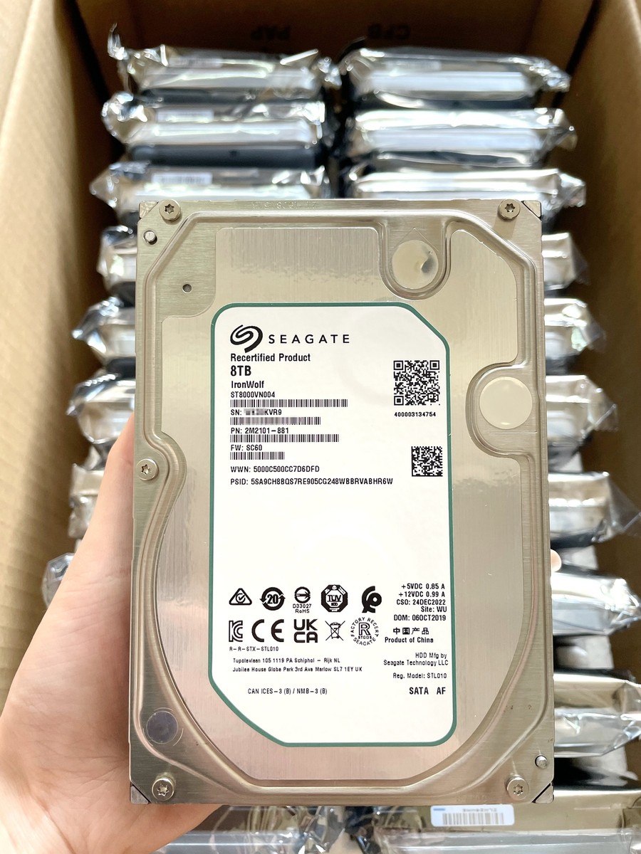 SEAGATE IRONWOLF 8TB HDD 【裏蓋無し】 SEAGATE IRONWOLF 8TB HDD