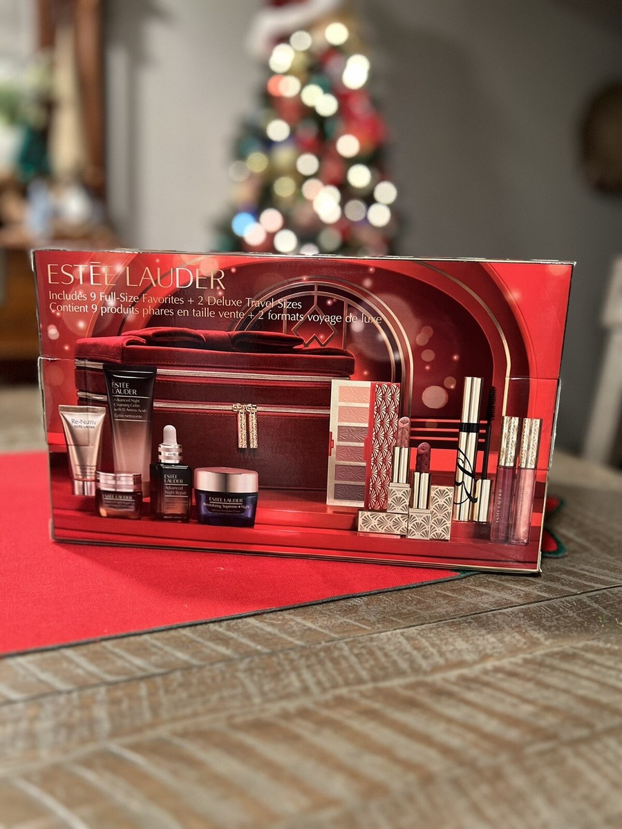 2024 Estée Lauder 12 Piece Beauty Box Collection Blockbuster Gift
