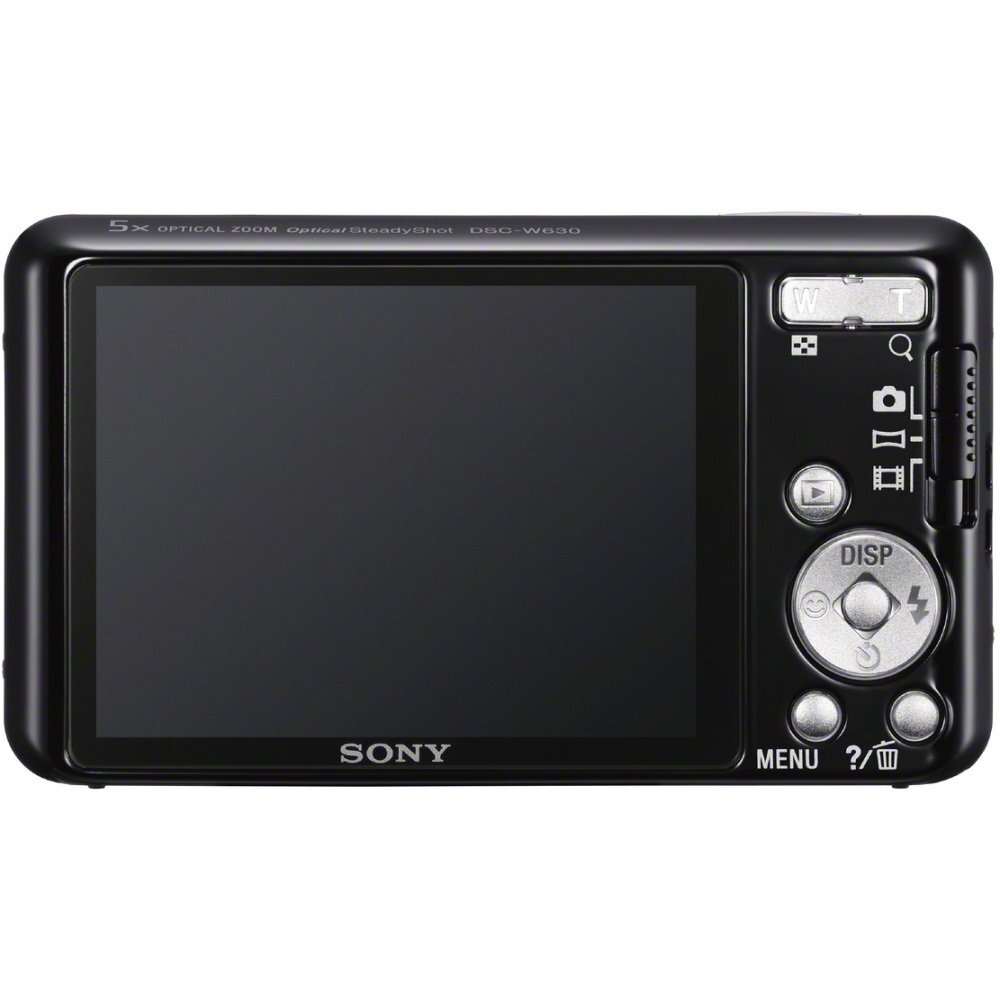 Black Sony Cyber-shot DSC-W630 16.1 MP Digital Camera with