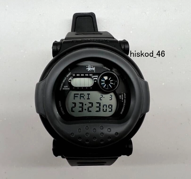 G-SHOCK × STUSSY wrist Watch Jason G-001ST-1JR Black gray