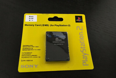 SCPH-10020 OFFICIAL SONY PS2 MEMORY CARD 8MB MAGIC GATE NEW SEALED