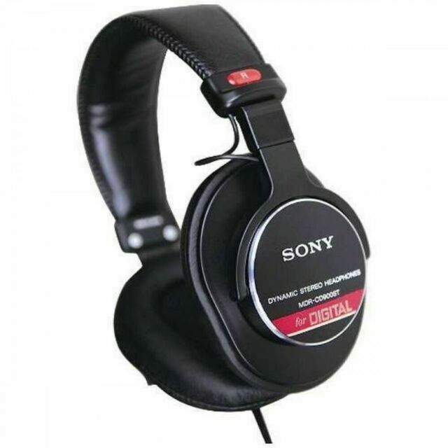Sony MDR-CD900ST Studio Monitor Stereo Headphones - Black for sale