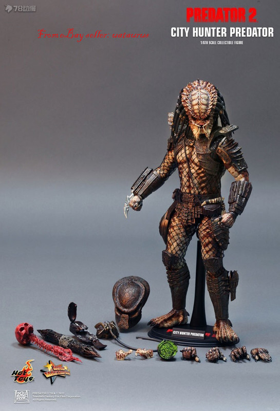 Perfect Hot Toys 1/6 Mms173 Predator 2 City Hunter Predator In