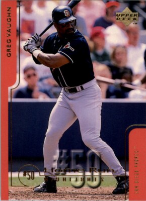 1999 Upper Deck Challengers for 70 #48 Greg Vaughn San Diego