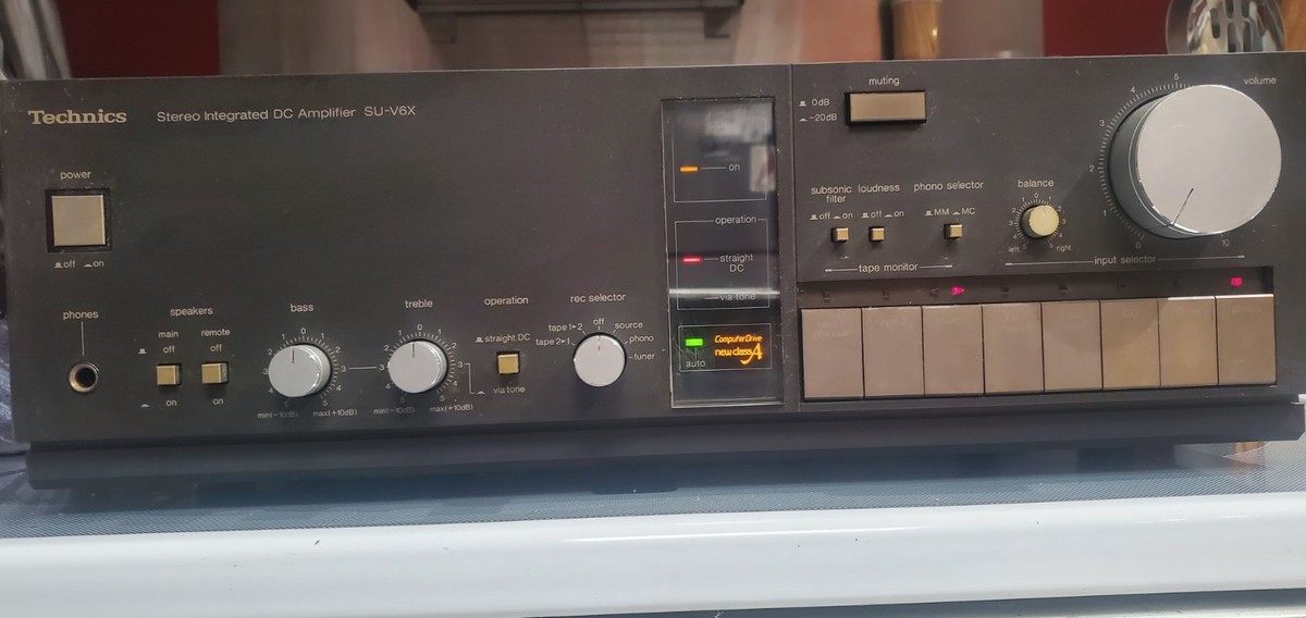 Vintage Technics SU V6X Stereo Integrated Amplifier | eBay