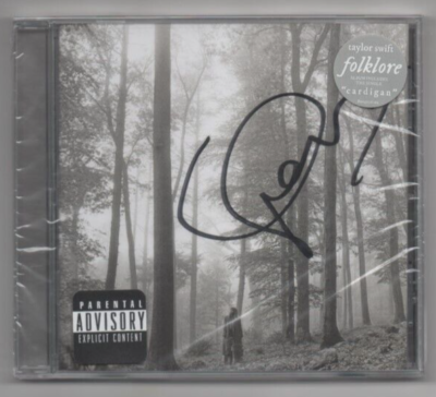 Taylor Swift Folklore Limited Edition Autographed CD Signed