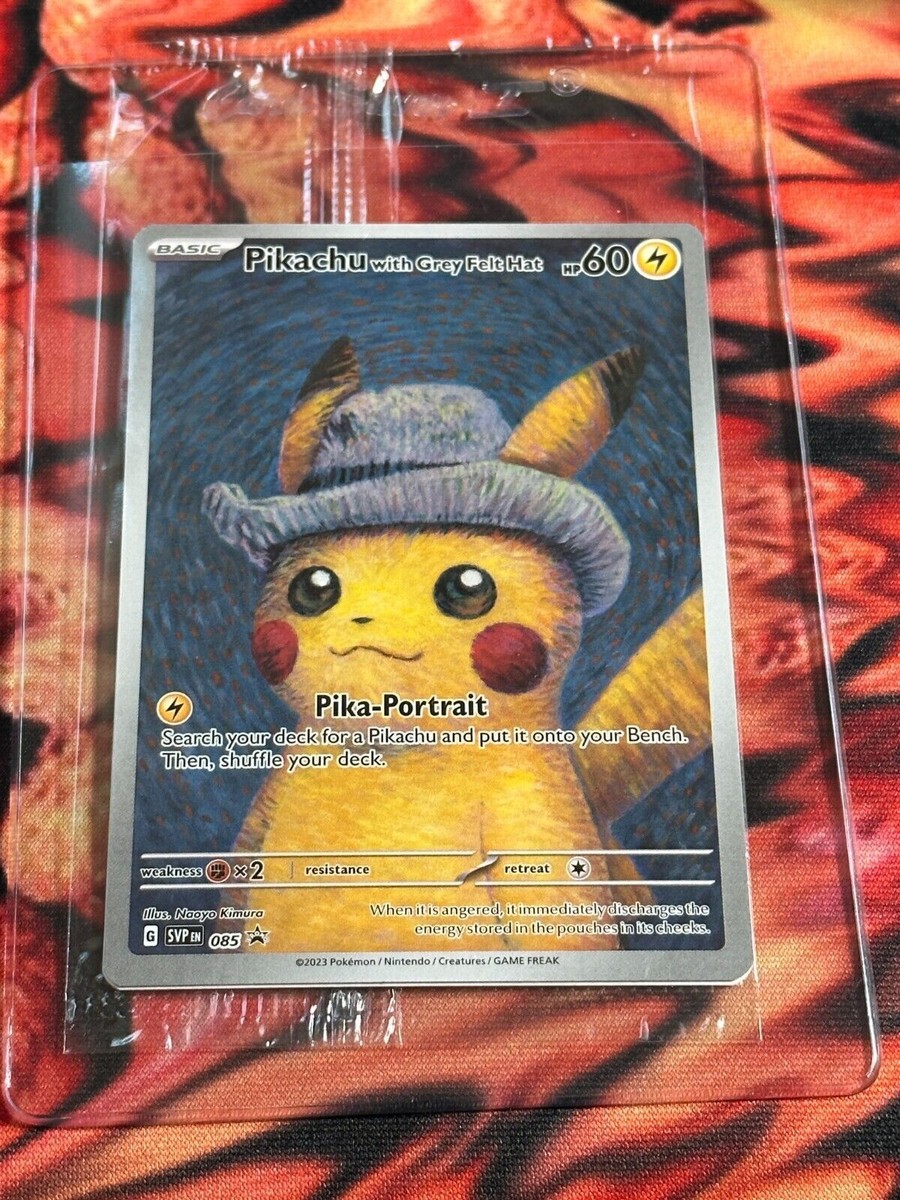 PSA9 ゴッホピカチュウ Pikachu with grey felt hat 【公式通販】