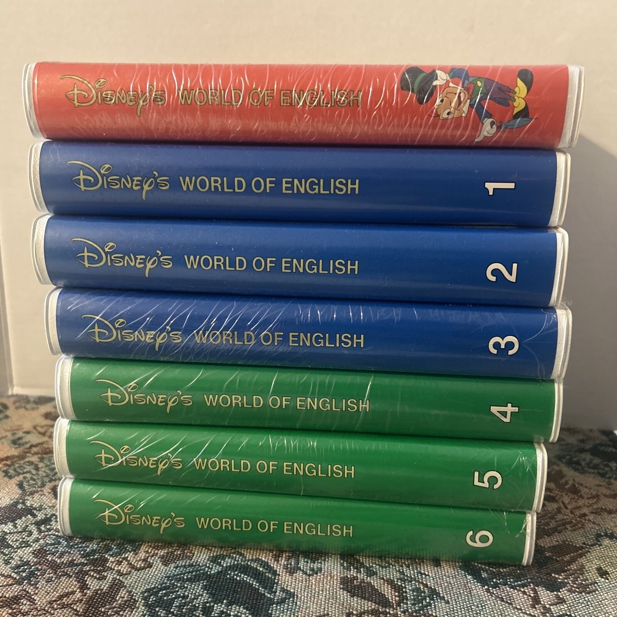Disney World Of English Vhs Sealed Set Chinese To English 1-12
