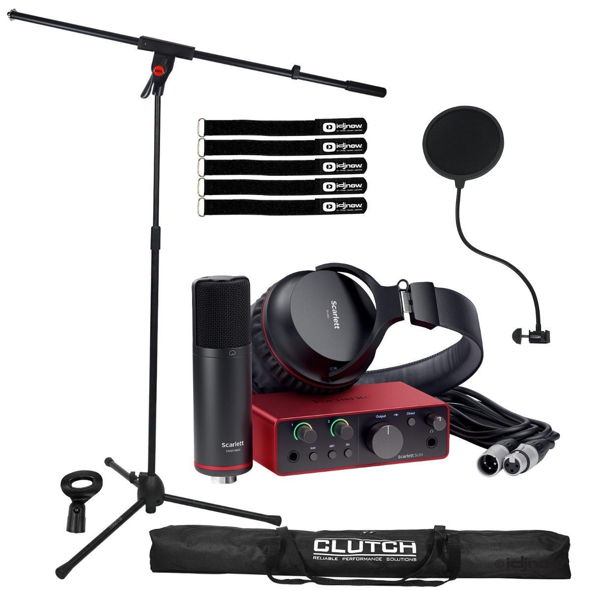 Focusrite Scarlett Solo Studio 4th Gen USB Audio Interface