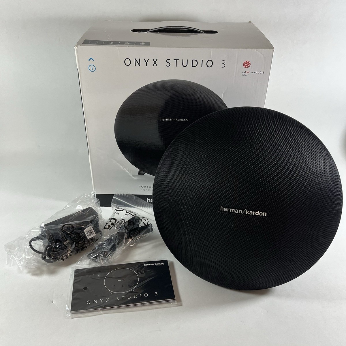 Harman Kardon Onyx Studio 3 Wireless Bluetooth Speaker, Black